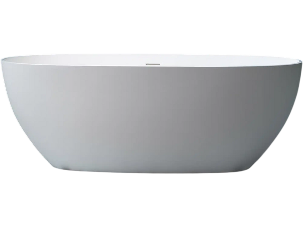 WOODBRIDGE MST0807 Freestanding Bathtub 63" L x 35-3/8" W x 23-5/8" H Matte White New