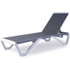 Kozyard Outdoor Chaise Lounge Chair Adjustable Backrest Aluminum Frame New