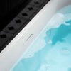 WOODBRIDGE B0041-2.0 Freestanding Solid Surface Stone Resin Bathtub 59" Matte White New