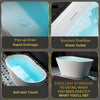 WOODBRIDGE B0041-2.0 Freestanding Solid Surface Stone Resin Bathtub 59" Matte White New
