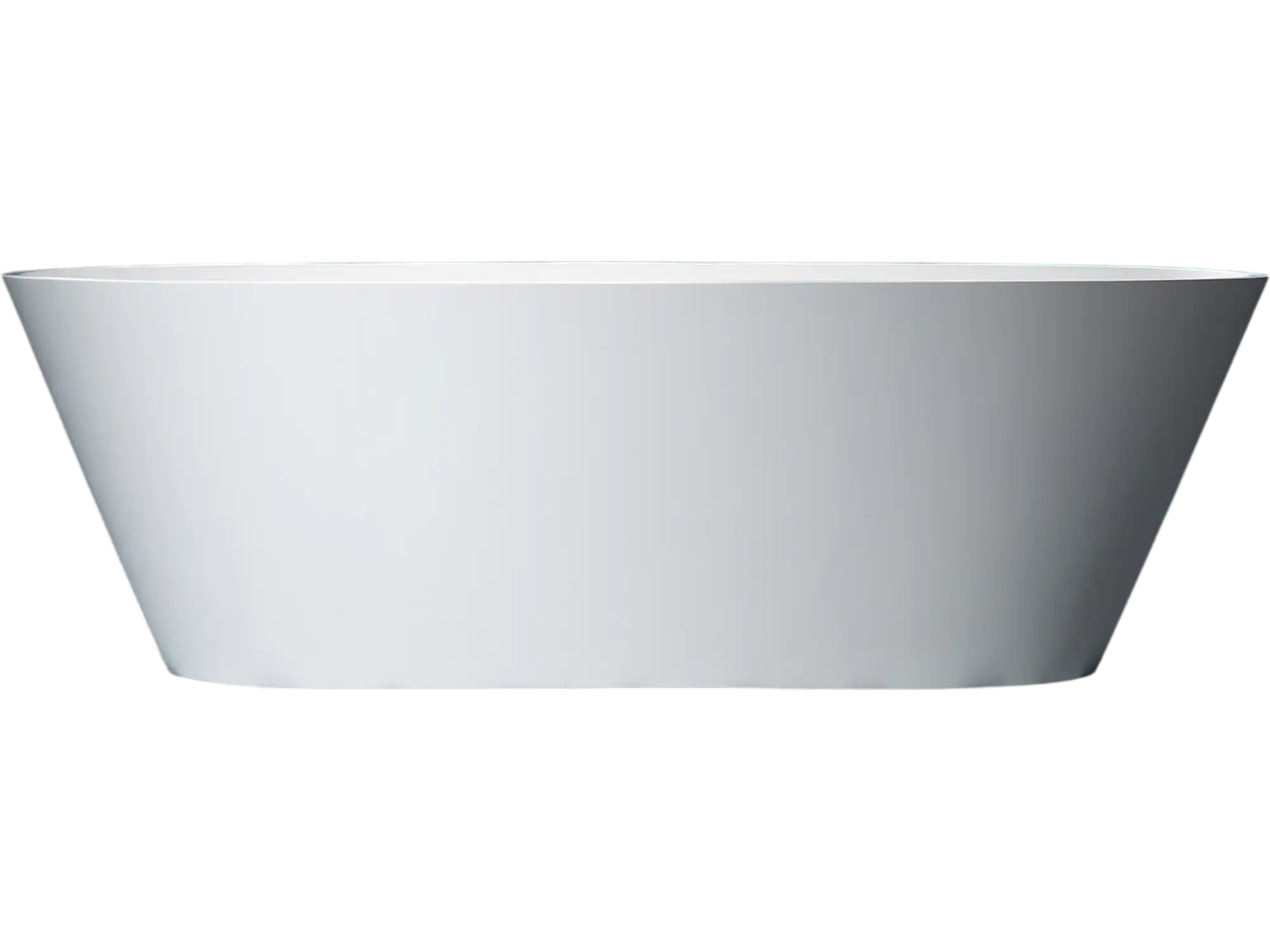 WOODBRIDGE B0042-2.0 Freestanding Solid Surface Stone Resin Bathtub 67