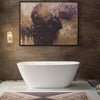 WOODBRIDGE B0047-2.0 Freestanding Solid Surface Stone Resin Bathtub 59" Matte White New