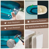 WOODBRIDGE Freestanding Bathtub 63" L x 28-3/8" W x 22" H Solid Surface Stone Resin New