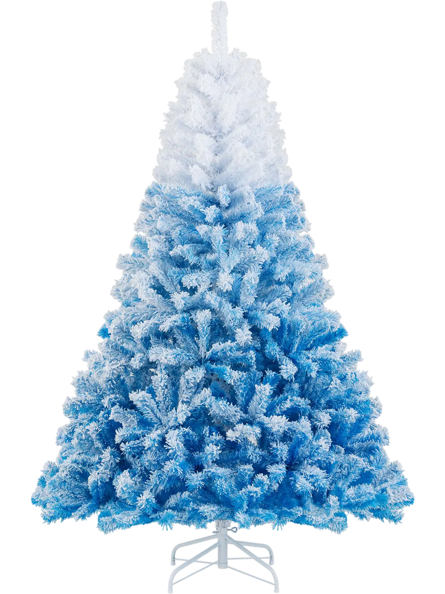 Costway Artificial Christmas Tree w/ Branch Tips & Folding Metal Stand 24928011 New