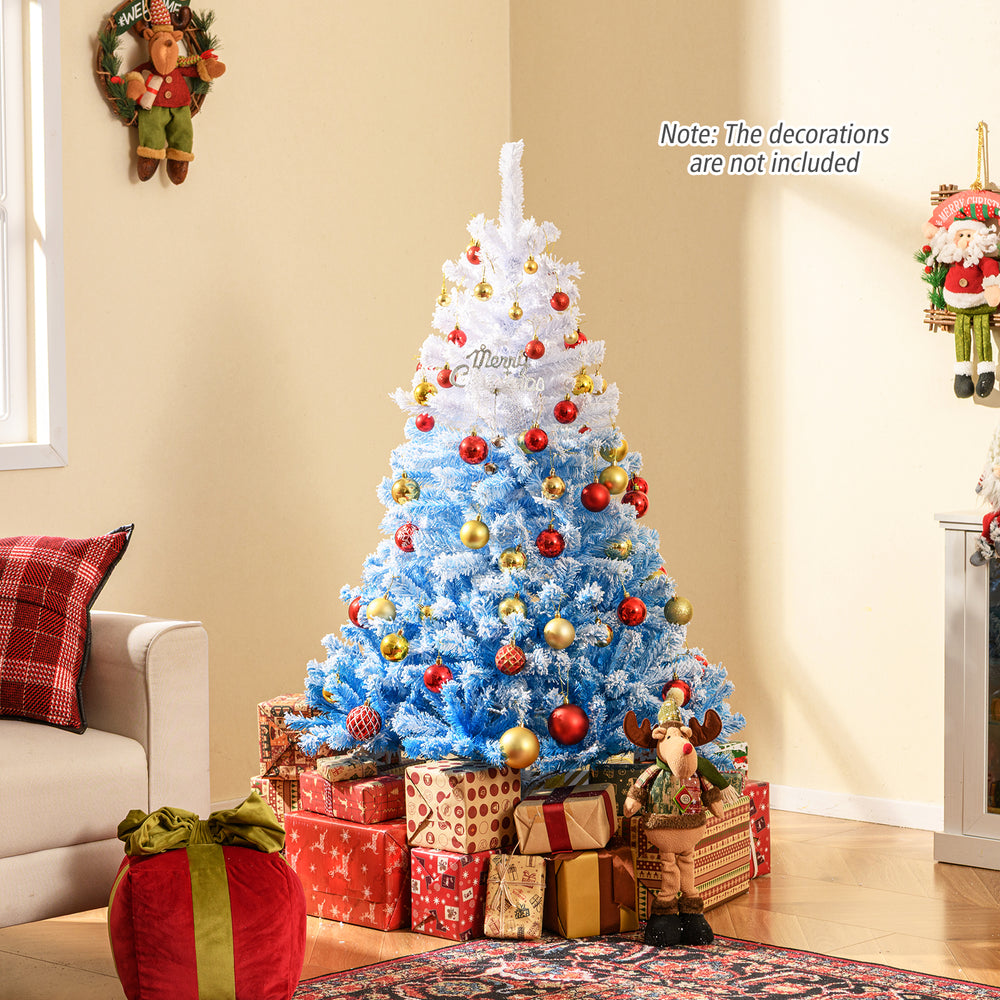 2025 New Artificial Christmas Tree with 456 Branch Tips and Folding Metal Stand-5FT - Gallery View 1 of 13