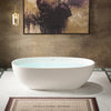 WOODBRIDGE MST0805 Freestanding Bathtub 71" Matte White New