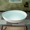WOODBRIDGE MST0807 Freestanding Bathtub 63" L x 35-3/8" W x 23-5/8" H Matte White New