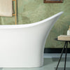 WOODBRIDGE MST0806 Freestanding Bathtub 71" Matte White New