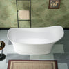 WOODBRIDGE MST0806 Freestanding Bathtub 71" Matte White New