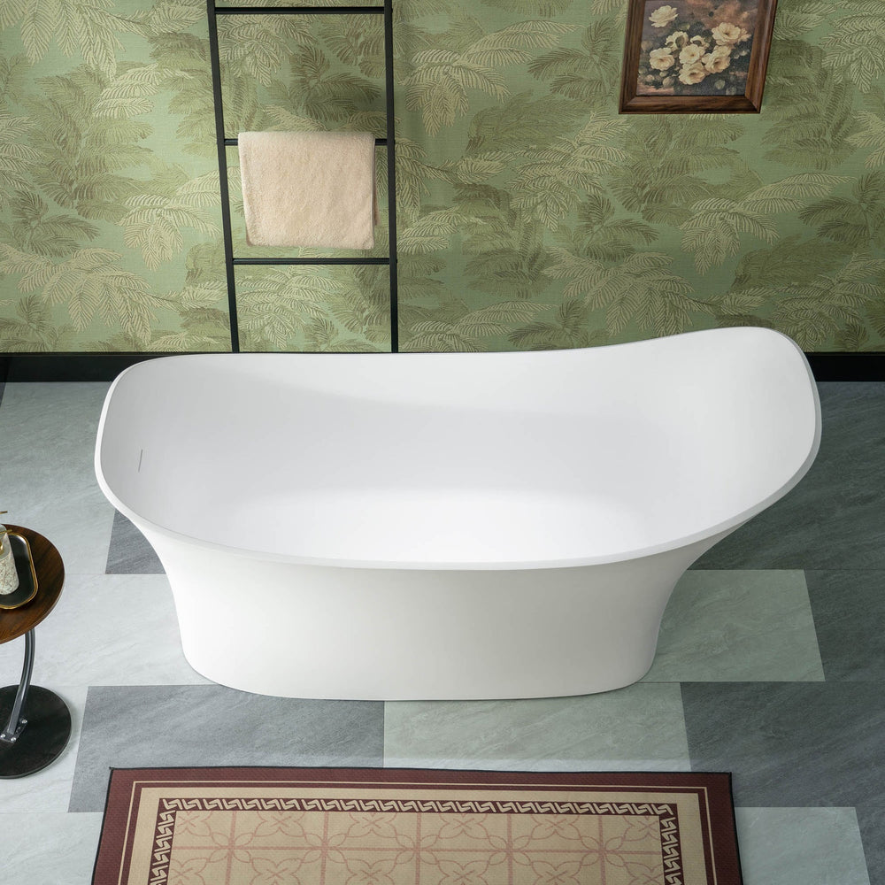 WOODBRIDGE MST0806 Freestanding Bathtub 71" Matte White New