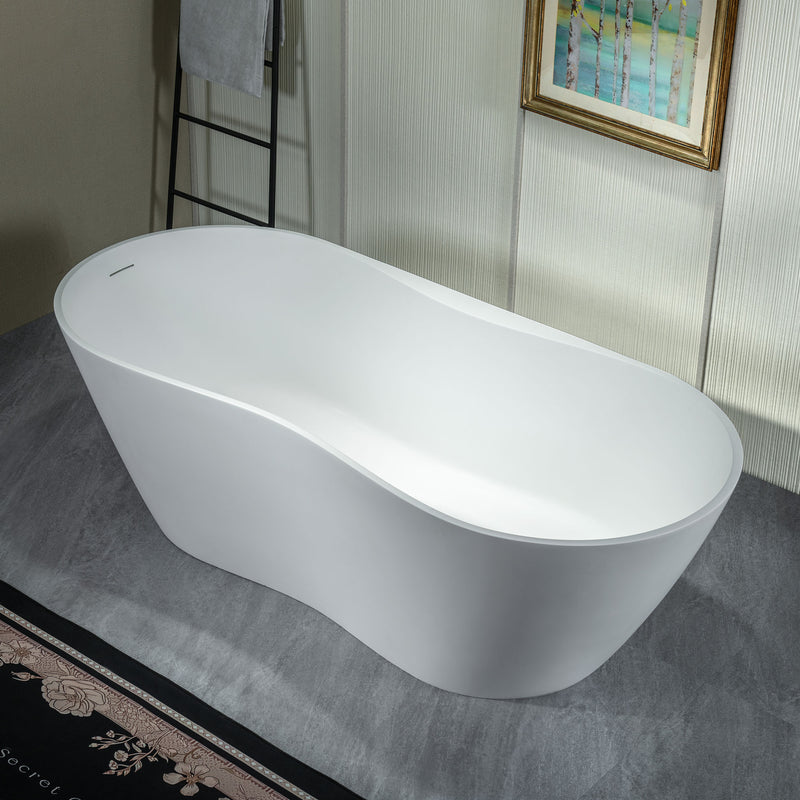 WOODBRIDGE MST0808 Freestanding Bathtub 71" L x 31-1/2" W Matte White New