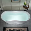 WOODBRIDGE MST0808 Freestanding Bathtub 71" L x 31-1/2" W Matte White New