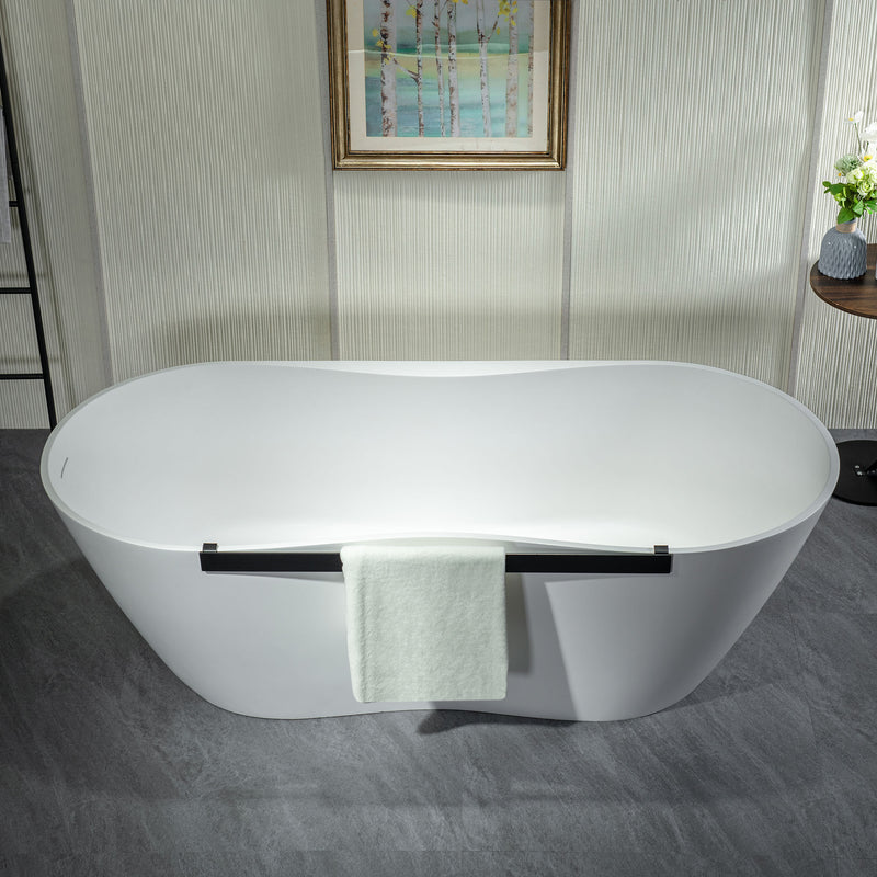WOODBRIDGE MST0808 Freestanding Bathtub 71" L x 31-1/2" W Matte White New