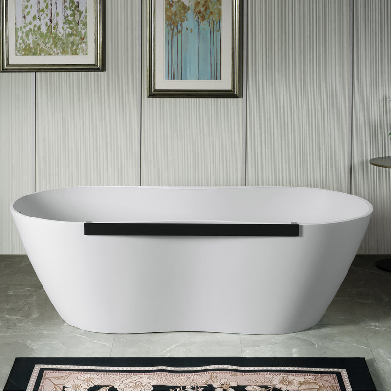 WOODBRIDGE MST0808 Freestanding Bathtub 71" L x 31-1/2" W Matte White New