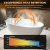 WOODBRIDGE B0044-2.0 Freestanding Solid Surface Stone Resin Bathtub 61" Matte White New