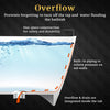WOODBRIDGE B0048-2.0 Contemporary Freestanding Solid Surface Stone Resin Bathtub 67" Matte White New