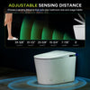 WOODBRIDGE GT071 Smart Bidet Toilet 1.28 GPF Zero Pressure System Auto Open Close Foot Sensor Air Dryer New