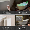 WOODBRIDGE MST0804 Freestanding Bathtub 67" Matte White New