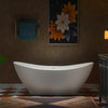 WOODBRIDGE MST0804 Freestanding Bathtub 67" Matte White New