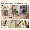 Giraffe Tools GrandFlux Retractable Vacuum Cleaner 40 ft 1200W New