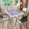 35 Inch 4 Player Game Card Folding Mahjong Table with Cup Holders-Pink - Gallery View 1 of 10