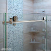 DreamLine Enigma-X Sliding Shower Enclosure 32.5" x 48.3" x 76" Brushed Stainless Steel New