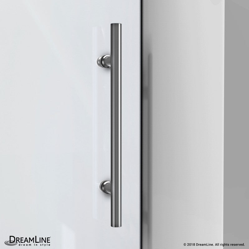 DreamLine Enigma-X Sliding Shower Door Frameless 44-48" W x 76" H Stainless Steel New