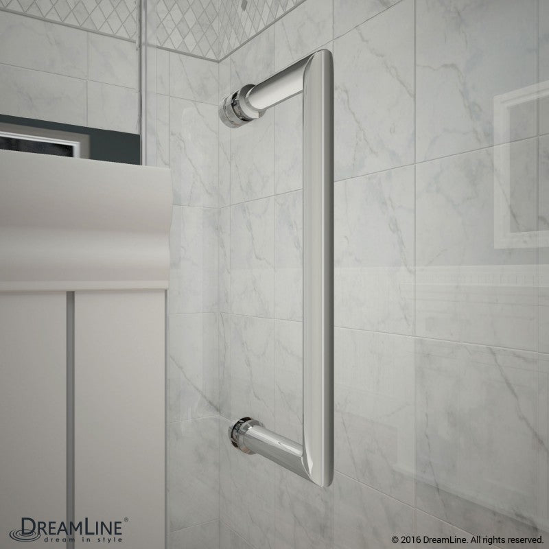 DreamLine Unidoor-X Hinged Shower Door Frameless 37.5-38" W x 72" H New