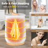 20L large heated towel warmer in white with LED display, perfect for quick heating and safe use for family enjoyment.