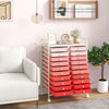 20 Drawers Rolling Storage Cart Studio Organizer-Gradient Pink - Gallery View 1 of 10