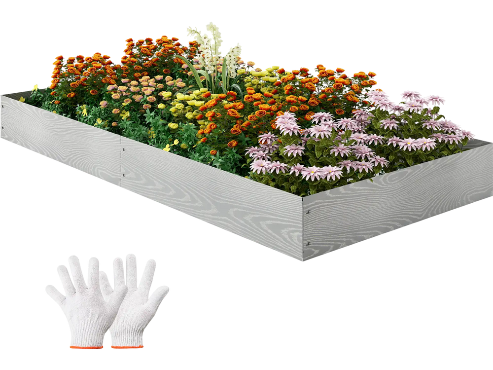 6-Pack 20 FT Galvanized Metal Landscape Edging for Lawn Yard（Patented）