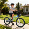 20 Inch Kids Bike Adjustable with Kickstand and Storage Basket for Aged 8+ Years-Navy - Gallery View 1 of 9
