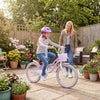 20 Inch Kids Bike Adjustable with Basket and Streamers Purple - Princess of the Sea Theme - Gallery View 1 of 10
