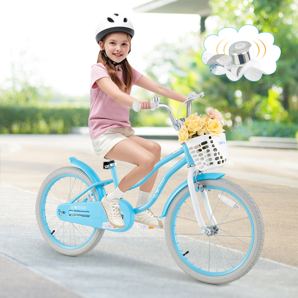 20 Inch Kids Bike with Dual Brakes and Adjustable Seat - Gallery View 1 of 9