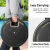 20-inch heavy-duty round umbrella base stand with built-in handle, protective pads, and fillable reservoir for.