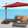 20 Inch Patio Offset Water Filled Plate Umbrella Base Sand-Coffee - Gallery View 1 of 10