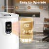 20 L towel warmer with clear LCD display, 3 heat levels, and timer function for quick, even heating of towels.