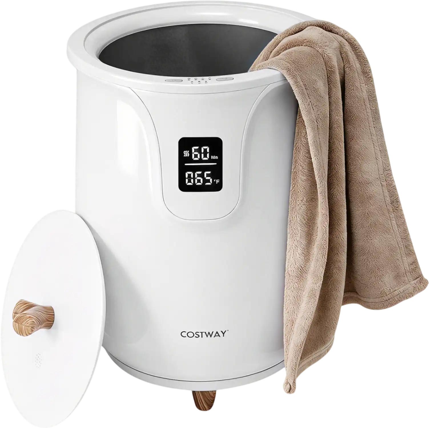 Costway 20L Large Blanket & Towel Warmer Bathroom Dryer 3 Heat Levels 38372920 New