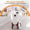 20 L towel warmer bucket with stand, designed for bathrobes and blankets, offers quick heating and secure closure.