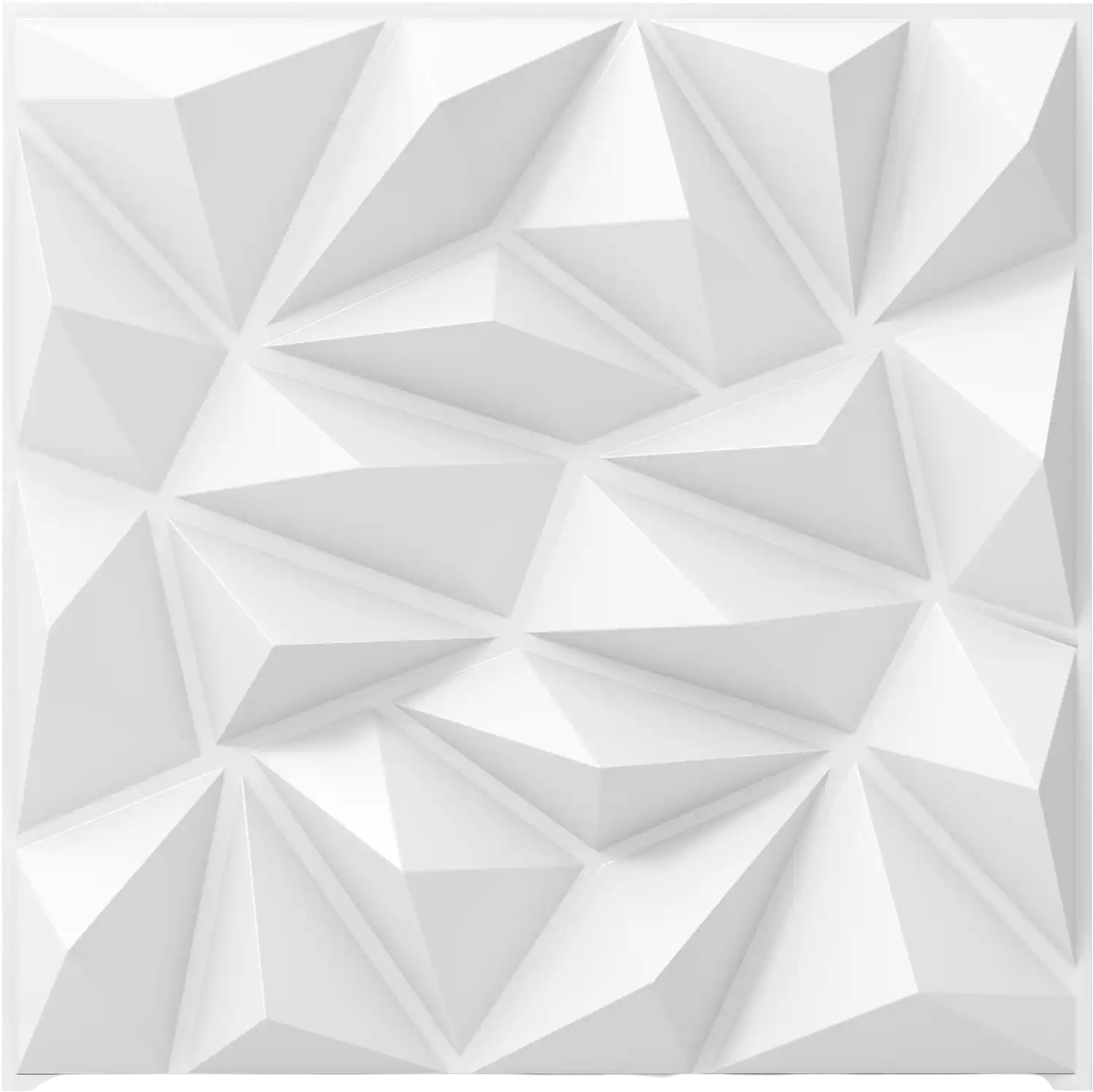Costway 20-Pack 3D Diamond Pattern Wall Panels 65460393 New