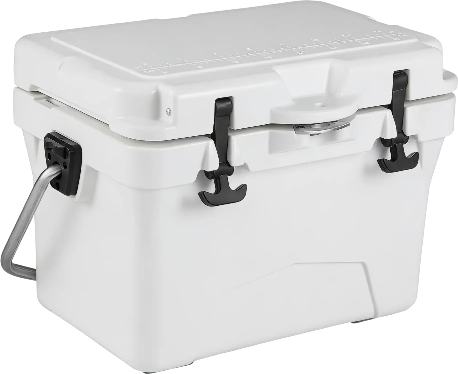 Costway 20 Qt Portable Hard Cooler w/ Built-In Ruler & Bottle 42616525 New