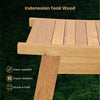 20-inch teak wood shower bench with slatted top, sturdy legs, and storage shelf for versatile bathroom use.