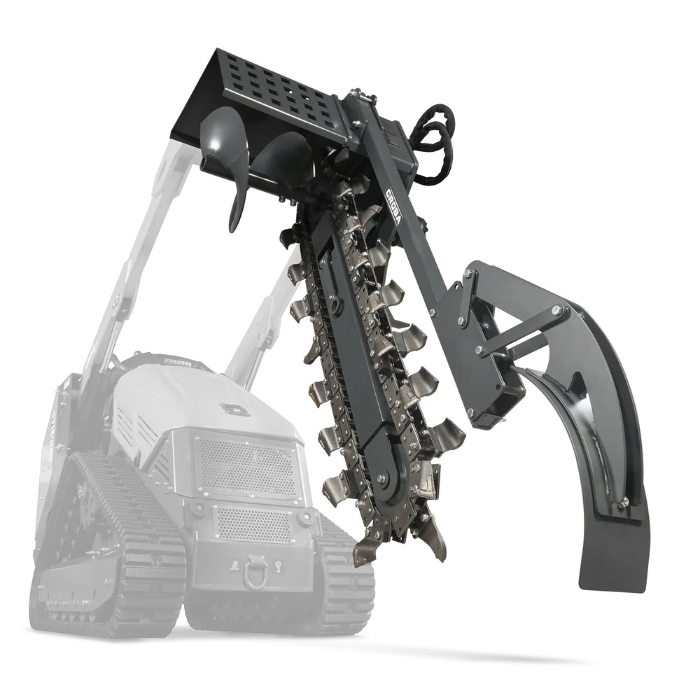 20'' Cutting Depth Mini Skid Steer Trencher