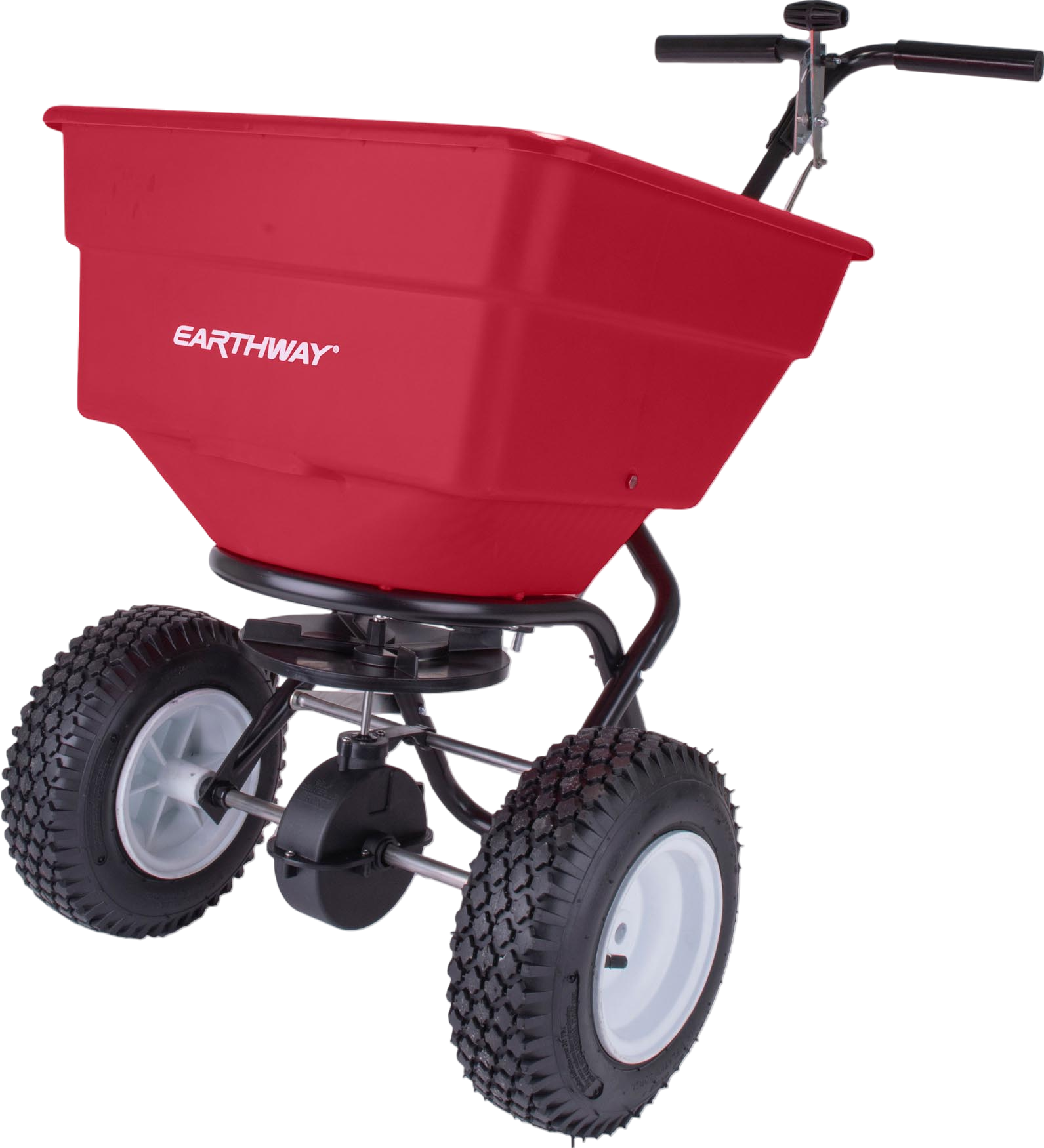 Earthway 2170 Commercial Broadcast Spreader 100 Lbs Hopper with Pneumatic Tires New