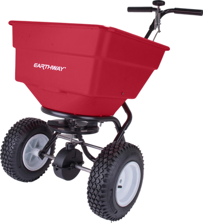 Earthway 2170 Commercial Broadcast Spreader 100 Lbs Hopper with Pneumatic Tires New