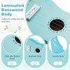 21-inch ukulele guitar for kids with a basswood body, smooth neck, and child-safe painted finish for safe play.