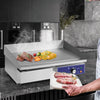 22-inch stainless steel electric griddle with adjustable temperature, ideal for cooking pancakes and Teppanyaki in.