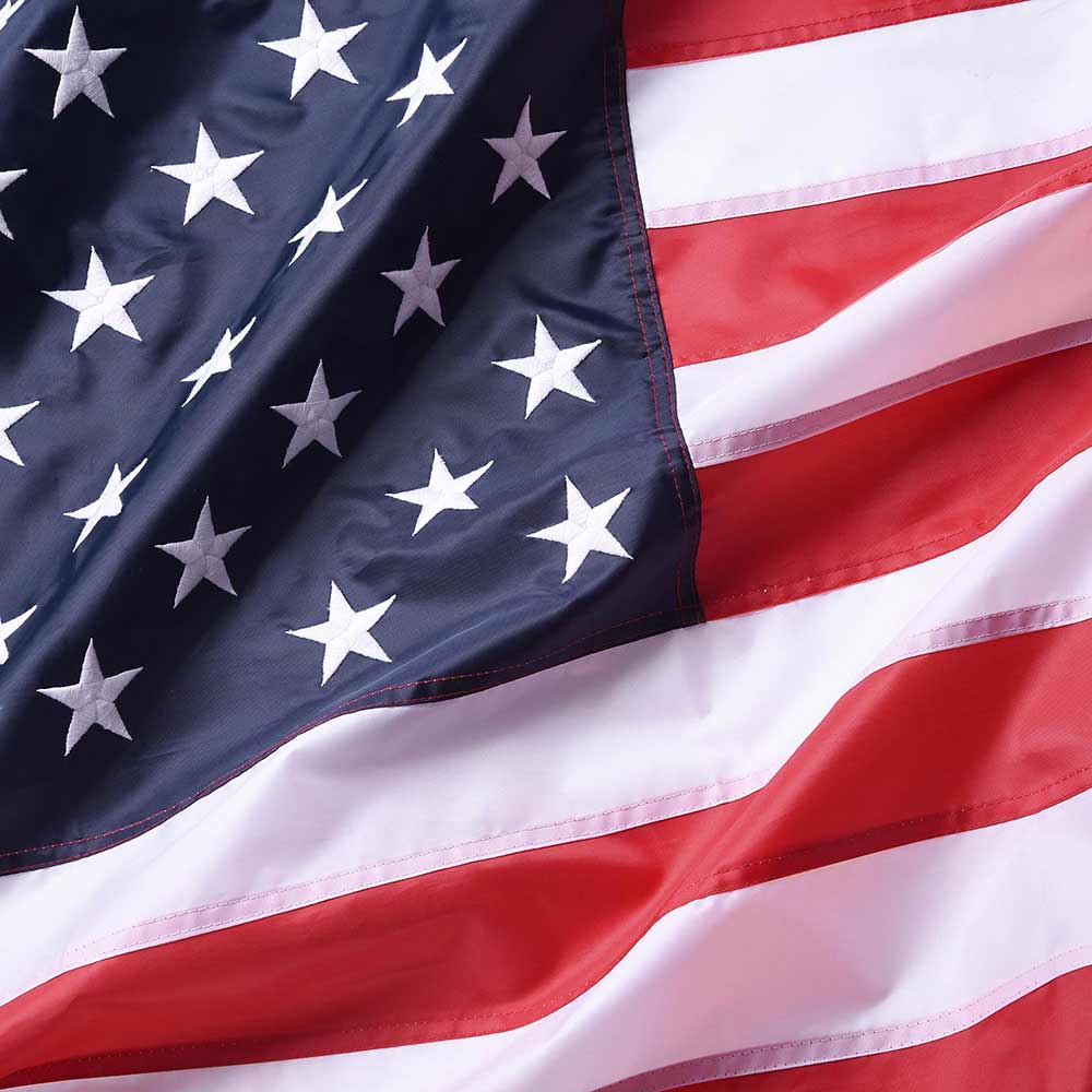 Yescom American National Flag Embroidered Star Stripe 3x5 ft New