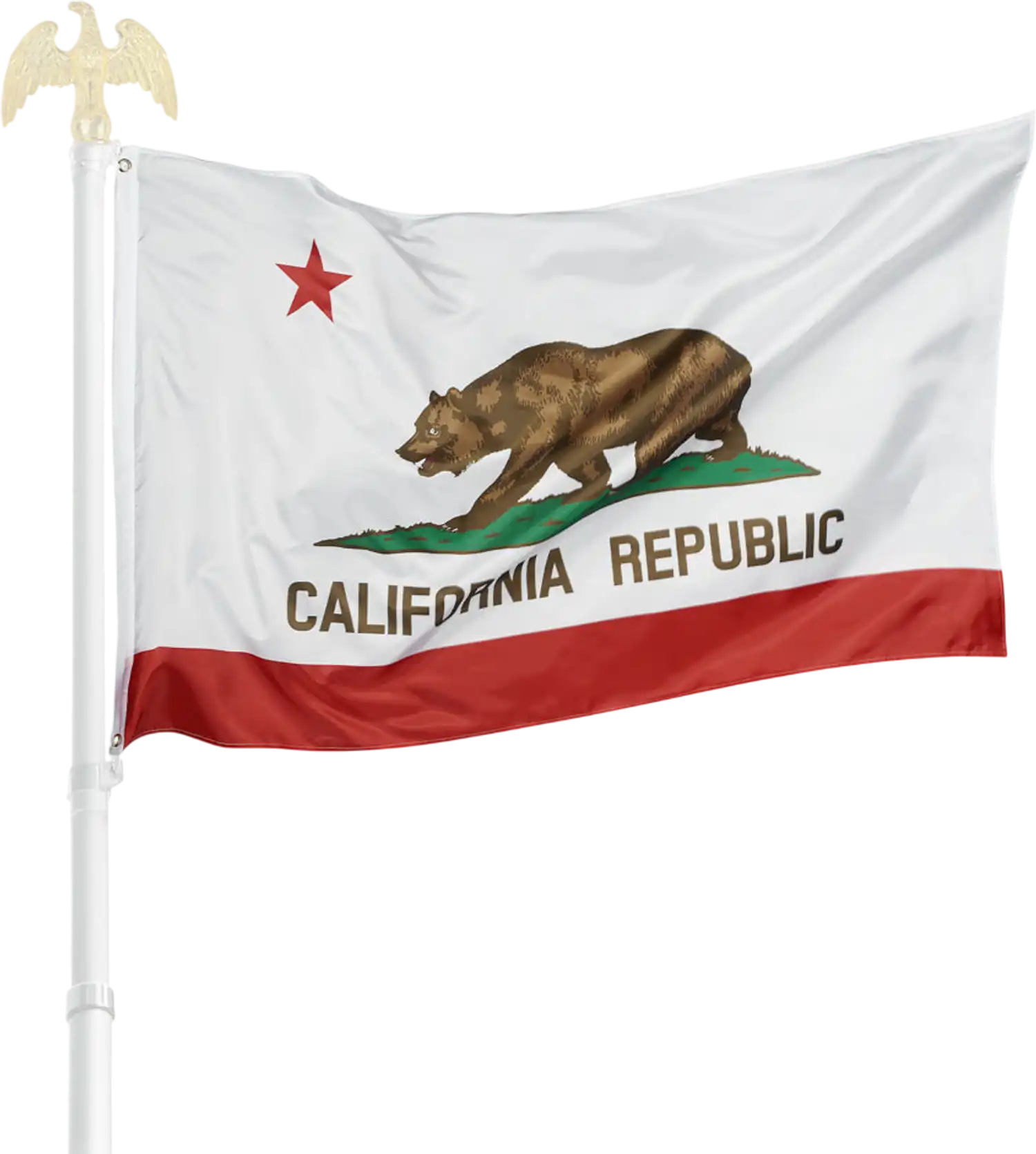 Yescom California Republic Bear Flag Polyester 3x5 ft Double-Sided New