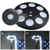 Yescom Solar Flagpole Light Topper Hole 11/16" 136LED New
